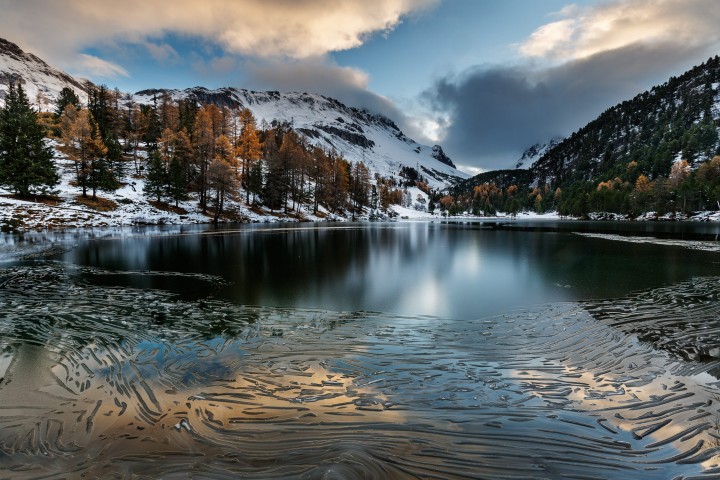 Albulapass, Alpen, Alpenpass, Autumn, Bergsee, Fall, Gewässer, Graubünden, Herbst, Schweiz, See, Suisse, Switzerland, lake, pass d'alvra