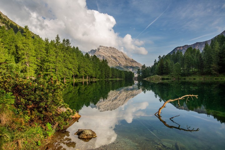 Albulapass, Alpen, Alpenpass, Bergsee, Clouds, Gewässer, Graubünden, Schweiz, See, Sommer, Suisse, Switzerland, Wolken, lake, pass d'alvra, summer