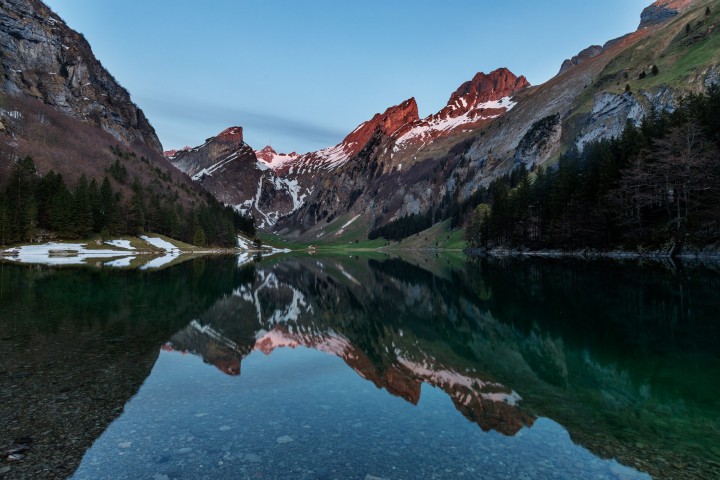 Alpstein, Appenzell, Appenzell Innerrhoden, Bergsee, Schweiz, Seealpsee, Suisse, Switzerland, Säntis, lake
