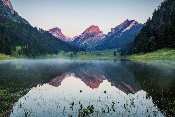 Alpstein, Appenzell, Appenzell Innerrhoden, Bergsee, Schweiz, Suisse, Switzerland, Sämtisersee, lake