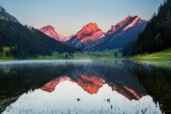 Alpstein, Appenzell, Appenzell Innerrhoden, Bergsee, Schweiz, Suisse, Switzerland, Sämtisersee, lake