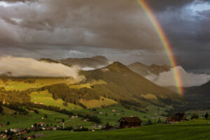 Appenzell, Clouds, Rainbow, Regenbogen, Schweiz, Sommer, Suisse, Switzerland, Säntis, Wetter, Wolken, summer
