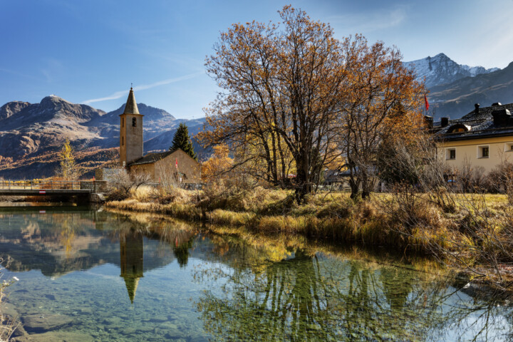 Alpen, Alpenpass, Alps, Autumn, Berg, Bergmassiv, Bergsee, Engadin, Fall, Gewässer, Graubünden, Herbst, Maloja, Maloja-Pass, Malojapass, Schweiz, See, Suisse, Switzerland, lake