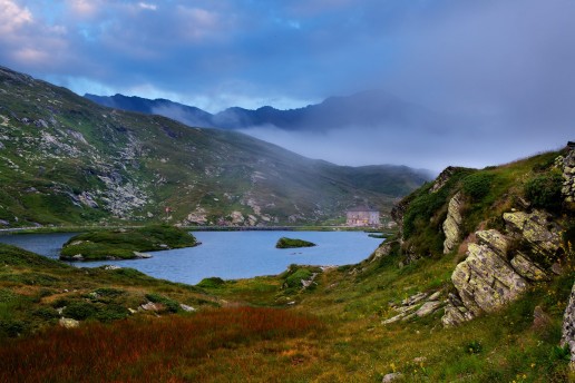Alpen, Alpenpass, Bernhardinpass, Gewässer, Graubünden, Landschaft und Natur, Orte, Passo del Sanbernadino, San Bernadino, San-Bernardino-Pass, Schweiz, See, Suisse, Switzerland