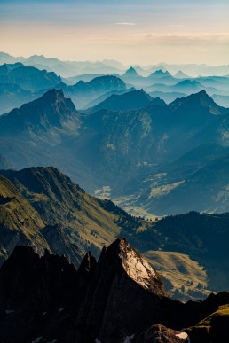 Alpen, Appenzellerland, Aussicht, Gipfel, Landschaft und Natur, Orte, Ostschweiz, Schweiz, Suisse, Switzerland, Säntis, Toggenburg