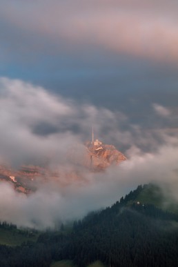 Alpen, Appenzellerland, Clouds, Gipfel, Landschaft und Natur, Orte, Ostschweiz, Schweiz, Suisse, Switzerland, Säntis, Wetter, Wolken