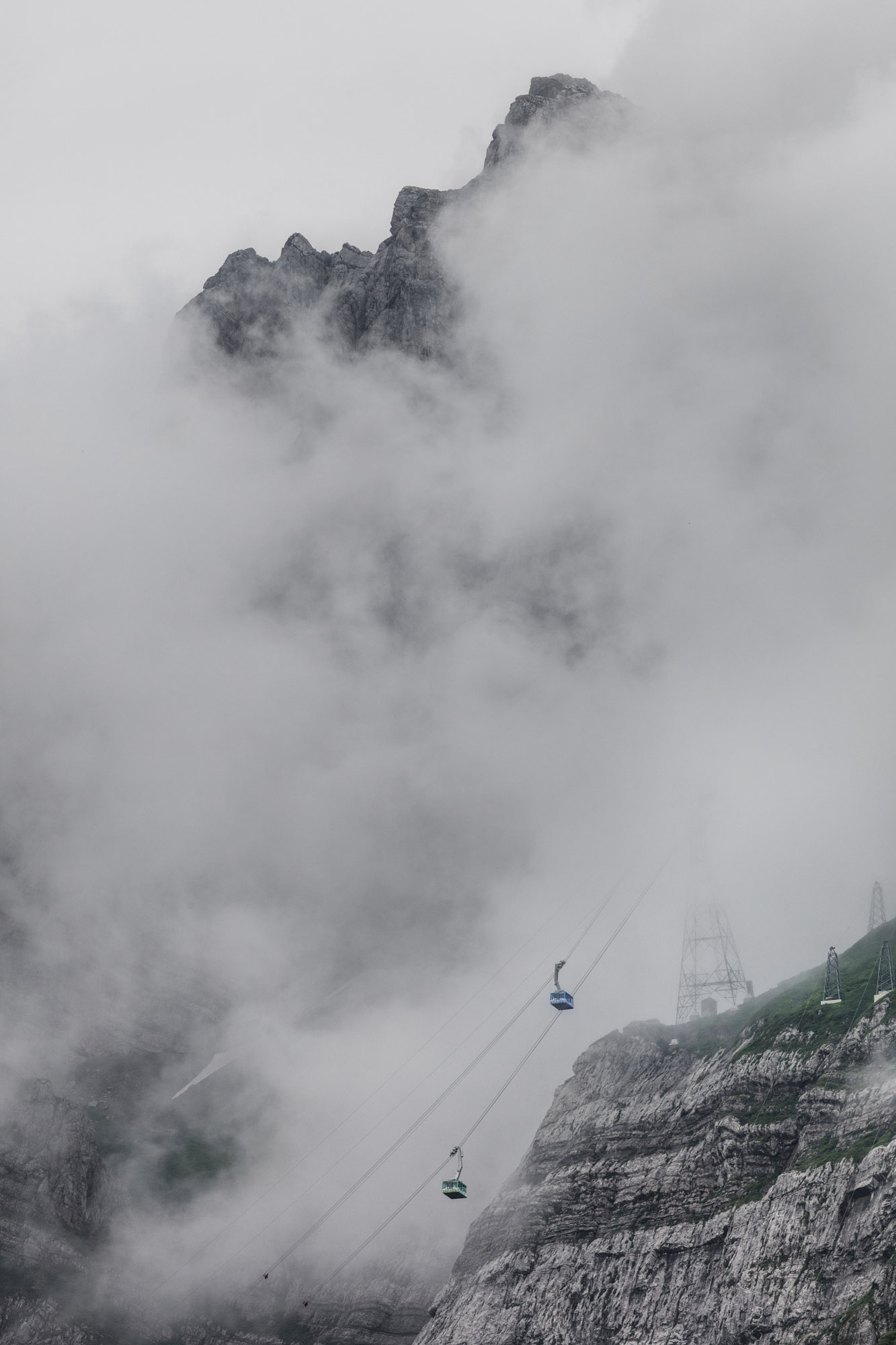 Alpen, Alpstein, Clouds, Gipfel, Schweiz, Suisse, Switzerland, Säntis, Säntisbahn, Wolken