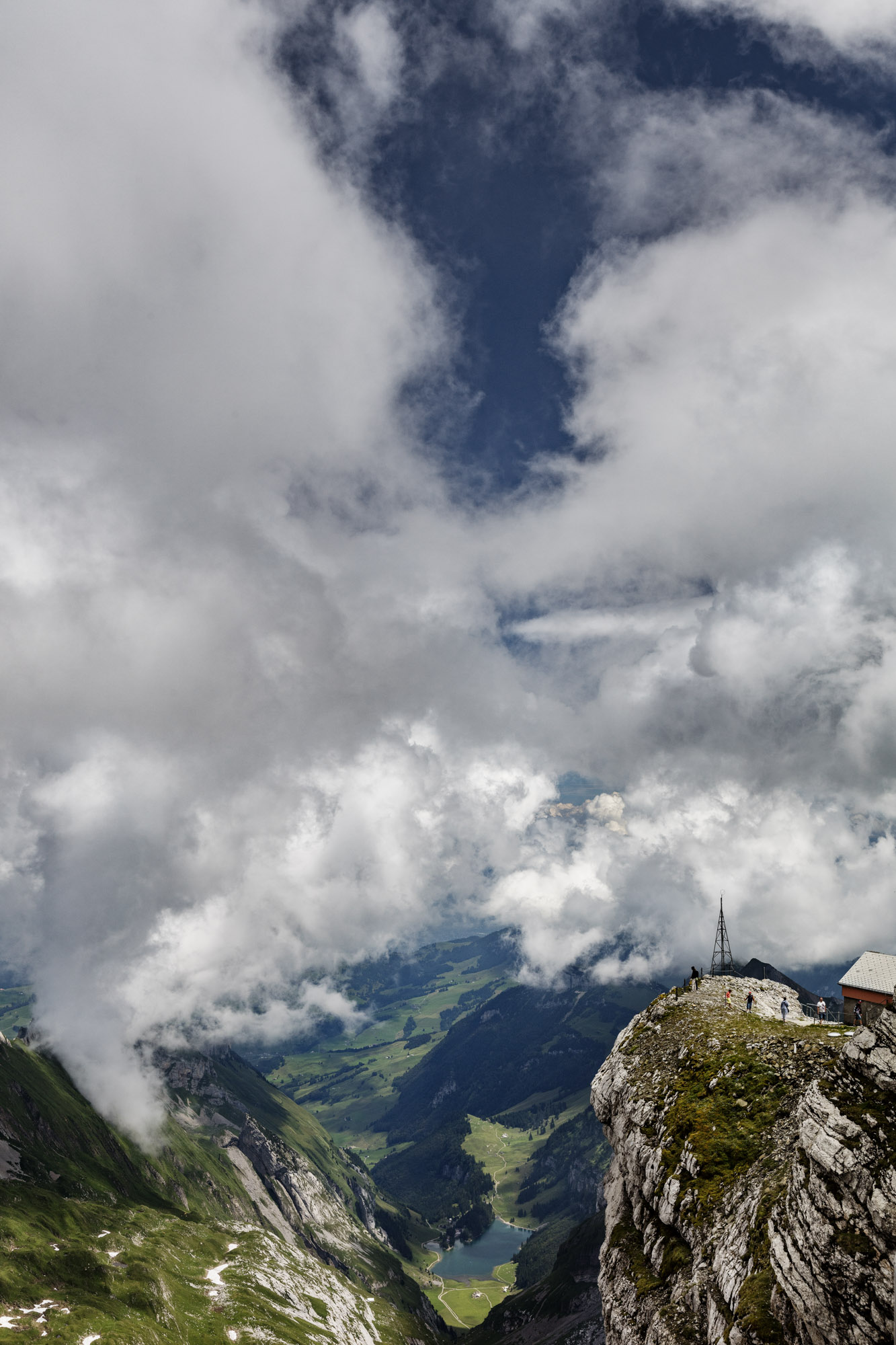 Alpen, Alpstein, Clouds, Gipfel, Schweiz, Seealpsee, St. Gallen, Suisse, Switzerland, Säntis, Toggenburg, Wolken