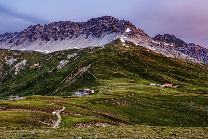 Alpen, Alpenpass, Berge, Graubünden, Landschaft und Natur, Morgen, Orte, Pass Umbrail, Schweiz, Suisse, Switzerland, Umbrailpass