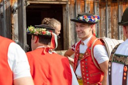 Alpaufzug, Alpfahrt, Appenzell, Appenzell Ausserrohden, Appenzellerland, Brauchtum und Anlässe, Kühe, Landschaft und Natur, Orte, Ostschweiz, Schweiz, Sennen, Suisse, Switzerland, Tier, Tracht, tradition