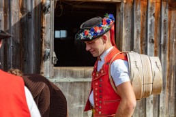 Alpaufzug, Alpfahrt, Appenzell, Appenzell Ausserrohden, Appenzellerland, Brauchtum und Anlässe, Kühe, Landschaft und Natur, Orte, Ostschweiz, Schweiz, Sennen, Suisse, Switzerland, Tier, Tracht, tradition