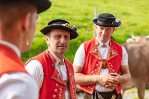 Alpaufzug, Alpfahrt, Appenzell, Appenzell Ausserrohden, Appenzellerland, Brauchtum und Anlässe, Kühe, Landschaft und Natur, Orte, Ostschweiz, Schweiz, Sennen, Suisse, Switzerland, Tier, Tracht, tradition