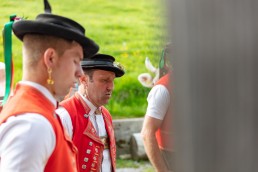Alpaufzug, Alpfahrt, Appenzell, Appenzell Ausserrohden, Appenzellerland, Brauchtum und Anlässe, Kühe, Landschaft und Natur, Orte, Ostschweiz, Schweiz, Sennen, Suisse, Switzerland, Tier, Tracht, tradition