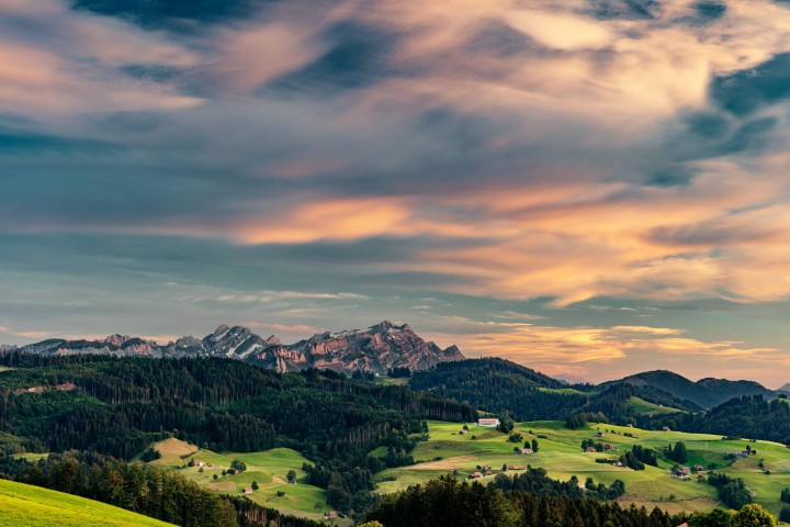 Alpstein, Berge, Hügel, Landscape, Landschaft, Ostschweiz, Schweiz, Suisse, Switzerland, Säntis, Wald, Wald AR