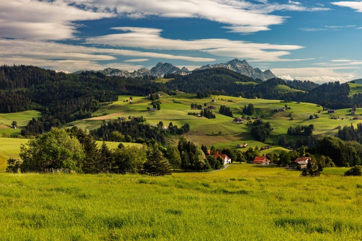 Alpstein, Appenzell Ausserrohden, Berge, Hügel, Landscape, Landschaft, Ostschweiz, Schweiz, Suisse, Switzerland, Säntis, Wald, Wald AR