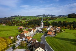 Appenzell Ausserrohden, Dji Mavic pro 2, Dorf, Drohne, Hundwil, Ostschweiz, Schweiz, Suisse, Switzerland