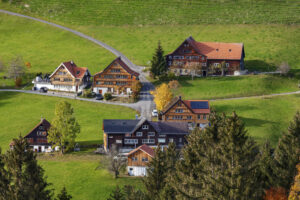 Appenzell Ausserrohden, Appenzeller Vorderland, Autumn, Dorf, Fall, Herbst, Ostschweiz, Rehetobel, Schweiz, Suisse, Switzerland