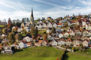 Appenzell Ausserrohden, Appenzeller Vorderland, Autumn, Dorf, Fall, Herbst, Ostschweiz, Rehetobel, Schweiz, Suisse, Switzerland