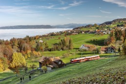 Appenzeller Land Tourismus AR, Appenzeller Vorderland, Bergbahn, Eisenbahn, Heiden, Landscape, Landschaft, Ostschweiz, Schienenverkehr, Tourismus, Verkehr