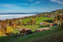 Appenzeller Land Tourismus AR, Appenzeller Vorderland, Bergbahn, Eisenbahn, Heiden, Landscape, Landschaft, Ostschweiz, Schienenverkehr, Tourismus, Verkehr