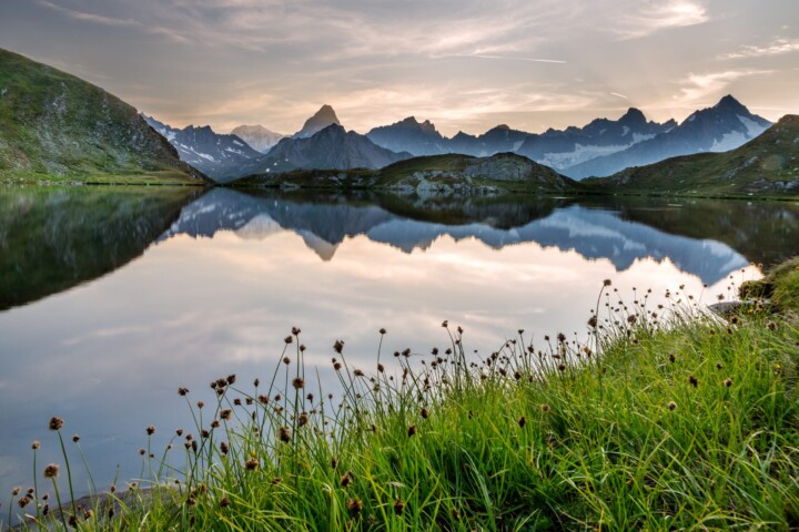 Alpen, Alps, Berg, Bergmassiv, Bergsee, Gipfel, Lacs de Fenêtre, Schweiz, See, Sommer, Suisse, Switzerland, Vallais, Wallis  CHE Schweiz Vallais, lake, summer