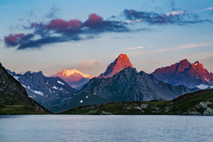 Alpen, Alps, Berg, Bergmassiv, Bergsee, Gipfel, Lacs de Fenêtre, Schweiz, See, Sommer, Suisse, Switzerland, Vallais, Wallis  CHE Schweiz Vallais, lake, summer