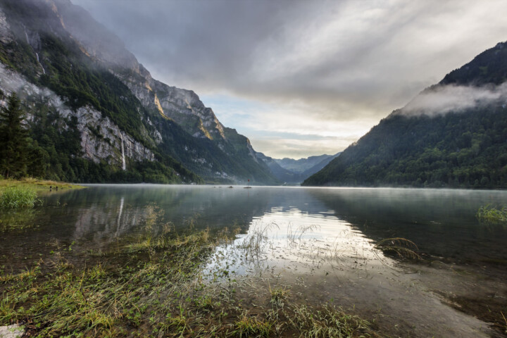 Alp, Berg, Berge, Bergmassiv, Gewitter, Glarus, Klöntalerseee, Regen, Schweiz, See, Sommer, Suisse, Switzerland, Thunderstorm, Wetter, summer