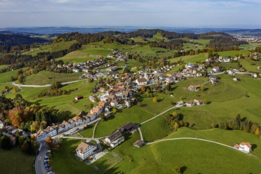 Appenzell Ausserrohden, Autumn, Dji Mavic pro 2, Dorf, Drohne, Fall, Flugaufnahme, Fotografie, Herbst, Ostschweiz, Photography, Schweiz, Schwellbrunn, Suisse, Switzerland