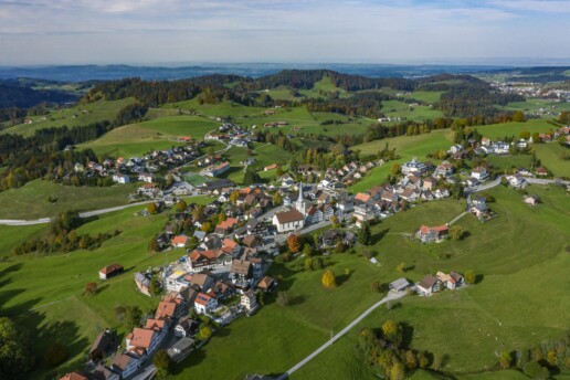 Appenzell Ausserrohden, Autumn, Dji Mavic pro 2, Dorf, Drohne, Fall, Flugaufnahme, Fotografie, Herbst, Ostschweiz, Photography, Schweiz, Schwellbrunn, Suisse, Switzerland