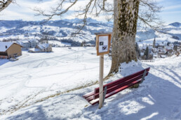 Appenzell Ausserrohden, Appenzeller Vorderland, Aussicht, Berge, Frost, Rehetobel, Winter