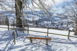 Appenzell Ausserrohden, Appenzeller Vorderland, Aussicht, Berge, Frost, Rehetobel, Winter