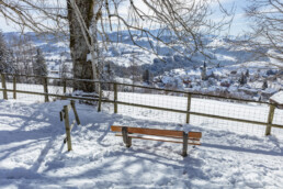 Appenzell Ausserrohden, Appenzeller Vorderland, Aussicht, Berge, Frost, Rehetobel, Winter