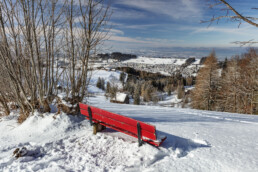 Appenzell Ausserrohden, Appenzeller Vorderland, Aussicht, Jahreszeiten, Rehetobel, Winter