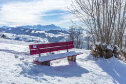 Appenzell Ausserrohden, Appenzeller Vorderland, Aussicht, Berge, Frost, Rehetobel, Winter