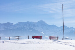 Appenzell Ausserrohden, Aussicht, Berge, Frost, Waldstatt, Winter