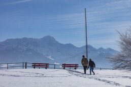 Appenzell Ausserrohden, Aussicht, Berge, Frost, Waldstatt, Winter