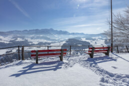 Appenzell Ausserrohden, Aussicht, Berge, Frost, Waldstatt, Winter