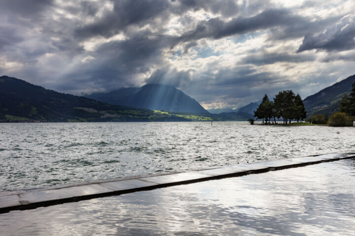 Abend, Bern, Berner-Oberland, Clouds, Gewitter, Schweiz, See, Sommer, Suisse, Switzerland, Thunderstorm, Wolken, lake, summer