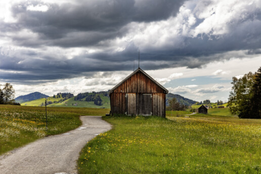 Appenzell, Appenzell Ausserrohden, Clouds, Gais, Gewitter, Haus, Hütte, Schweiz, Suisse, Switzerland, Thunderstorm, Verkehr, Wanderweg, Weg, Wolken