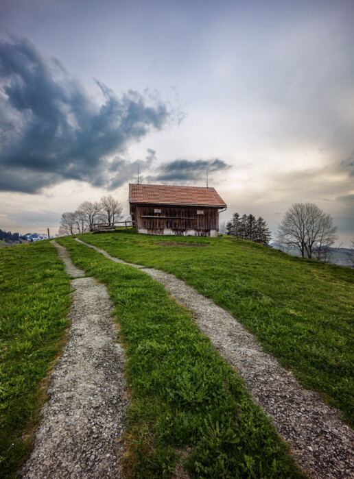 Appenzell, Appenzell Ausserrohden, Clouds, Frühling, Haus, Hundwil, Hütte, Schweiz, Spring, Suisse, Switzerland, Wolken, haus