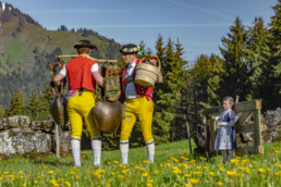 Alp, Alpaufzug, Alpen, Alpfahrt, Alps, Appenzell, Appenzell Ausserrohden, Brauchtum, Frühling, Hundwil, Ostschweiz, Schweiz, Sennen, Spring, Suisse, Switzerland, Tracht, Urnäsch, alps, tradition