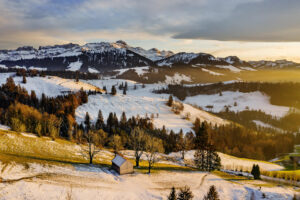 Appenzell, Hundwil, Jahreszeiten, Schweiz, Suisse, Switzerland, Säntis, Winter