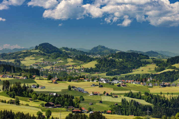 Appenzell, Appenzell Ausserrohden, Dorf, Frühling, Hundwil, Ostschweiz, Schweiz, Schwellbrunn, Spring, Stein, Suisse, Switzerland, Teufen, Waldstatt