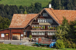 Appenzell, Appenzell Ausserrohden, Appenzeller Vorderland, Appenzellerhaus, Gastgewerbe, Haus, Ostschweiz, Reute, Schweiz, Suisse, Switzerland