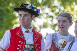 Appenzell, Appenzell Ausserrohden, Schweiz, Schwellbrunn, Sennen, Suisse, Switzerland, Tracht, Viehschau, tradition