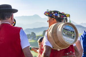 Appenzell, Appenzell Ausserrohden, Schweiz, Schwellbrunn, Sennen, Suisse, Switzerland, Tracht, Viehschau, tradition