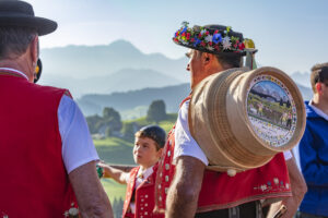 Appenzell, Appenzell Ausserrohden, Schweiz, Schwellbrunn, Sennen, Suisse, Switzerland, Tracht, Viehschau, tradition