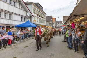 Appenzell, Appenzell Ausserrohden, Schweiz, Schwellbrunn, Sennen, Suisse, Switzerland, Tracht, Viehschau, tradition