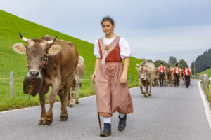 Appenzell, Appenzell Ausserrohden, Schweiz, Schwellbrunn, Sennen, Suisse, Switzerland, Tracht, Viehschau, tradition