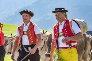 Alpabfahrt, Alpfahrt, Appenzell, Appenzell Ausserrohden, Appenzeller Hinterland, Brauchtum, Landwirtschaft, Ostschweiz, Schweiz, Sennen, Suisse, Switzerland, Tracht, Urnäsch, Wirtschaft, Öberefahre